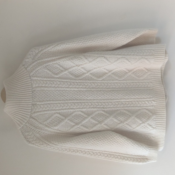 Aran Crafts Merino Wool Irish Fisherman Zipper Cardigan 1XX - Picture 10 of 16